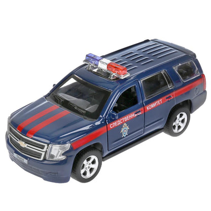 Машина металл "chevrolet tahoe следственный комитет" 12см,инерц.,синий в кор. Parc technologique dans le cor.2*36шт