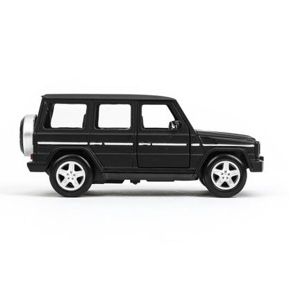 Машина металл MERCEDES-BENZ G-CLASS МАТОВЫЙ 12 см, двер, багаж, черный, кор. Технопарк в кор.2*36шт