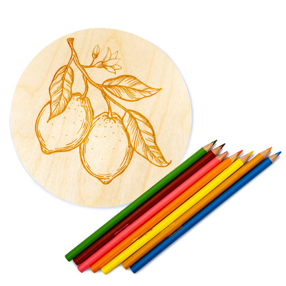 Выжигание. Fourche pour le voyage "Limones" (largeur 185 mm, conversion A4)