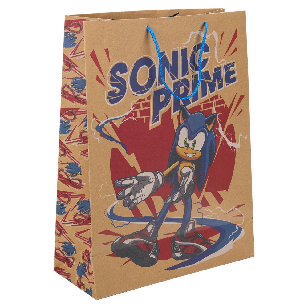 Paquet de bricolage Sonic Sonic, xl 33,5*45*15 cm, sac de transport en cor.5*12 pouces