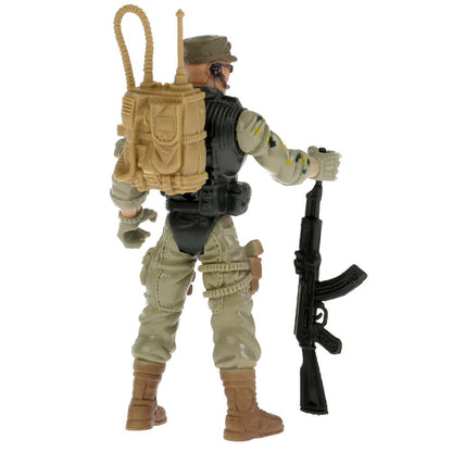 Набор солдатиков с оружием военные с аксесс., блист. ТМ "ИГРАЕМ ВМЕСТЕ" в кор.2*120шт