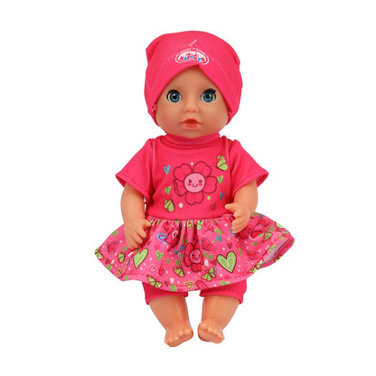 Пупс озвучка Шаинский музыка 20см, пьет, пишет, закр. глазки, 3акс КАРАПУЗ в кор.24шт