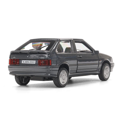 Machine en métal vaz-2113 12 cm, double, sac, argent, verre, cor. Parc technologique dans le cor.2*36шт