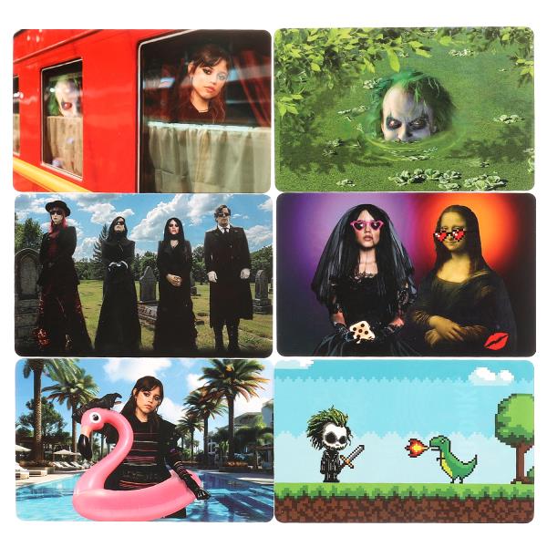 Битлджус. Мемофикс. Карточная игра в плотной коробке. 160х110х40 мм. Умные игры в кор.50шт