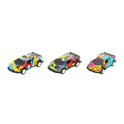 Machine en métal Hot Wheels Hot Wheels pour 7 cm, 3 pièces, dans un assortiment, couleur. Parc technologique en cor.2*120