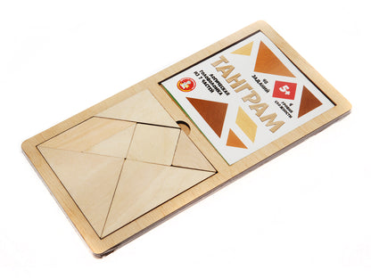 Игра-головоломка деревянная "Танграм" (большая)