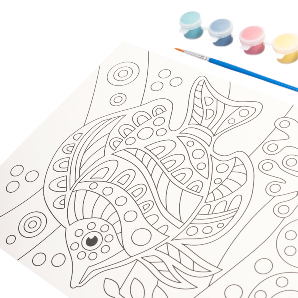 Набор для творчества. Раскраска "Рыбка"