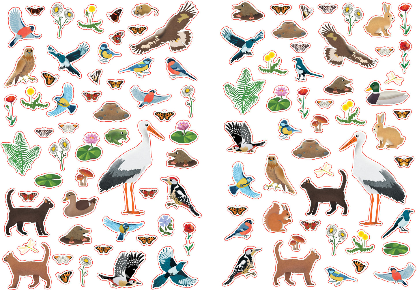 Моя книга наклеек. Природа (более 300 наклеек)