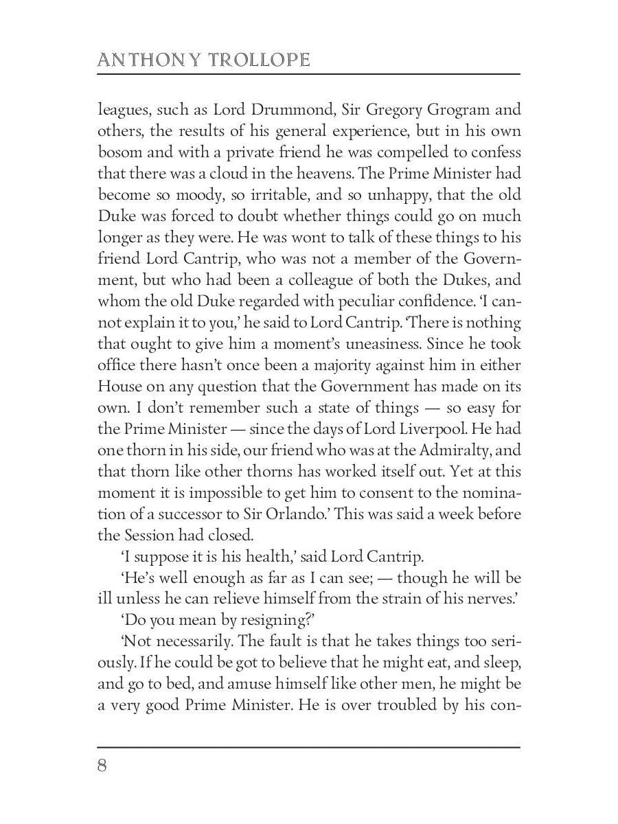 Palliser novels. The Prime Minister 2 = Премьер-министр 2: на англ.яз