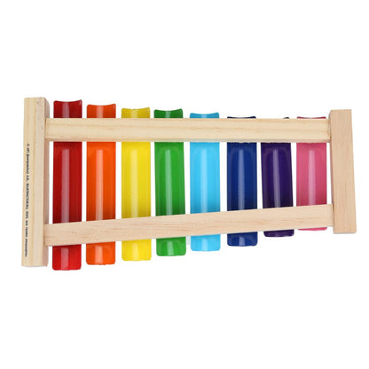 Игрушка деревянная СИНИЙ ТРАКТОР métallophone 9*1,5*18,5, korobka Буратино в кор.50шт