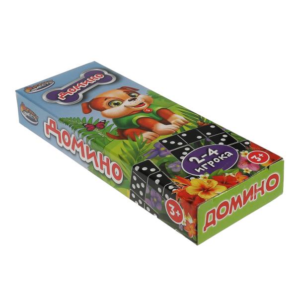 Настольная игра домино, собачки, кор.5*13*2см ИГРАЕМ ВМЕСТЕ в кор.2*180шт