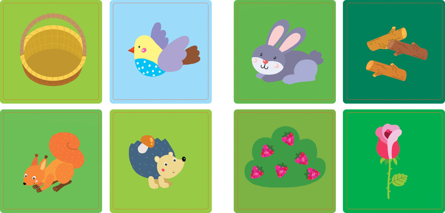 Сказочный лес: книжка с наклейками