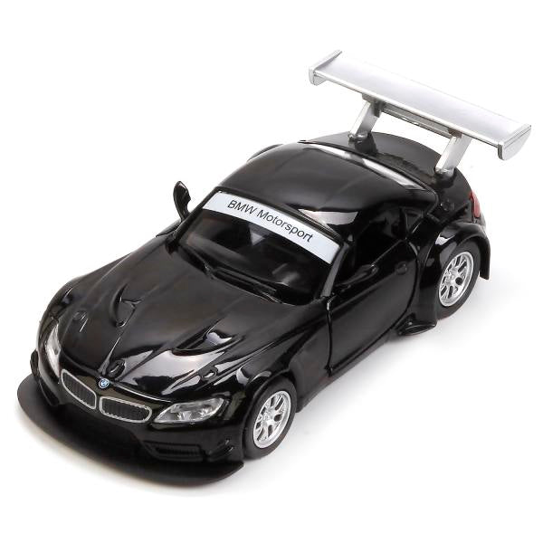 МАШИНА "ТЕХНОПАРК" МЕТАЛЛ. ИНЕРЦ. BMW Z-4 GT3, 1:38, ОТКРЫВ. ДВЕРИ В РУСС. КОР. в кор.2*36шт