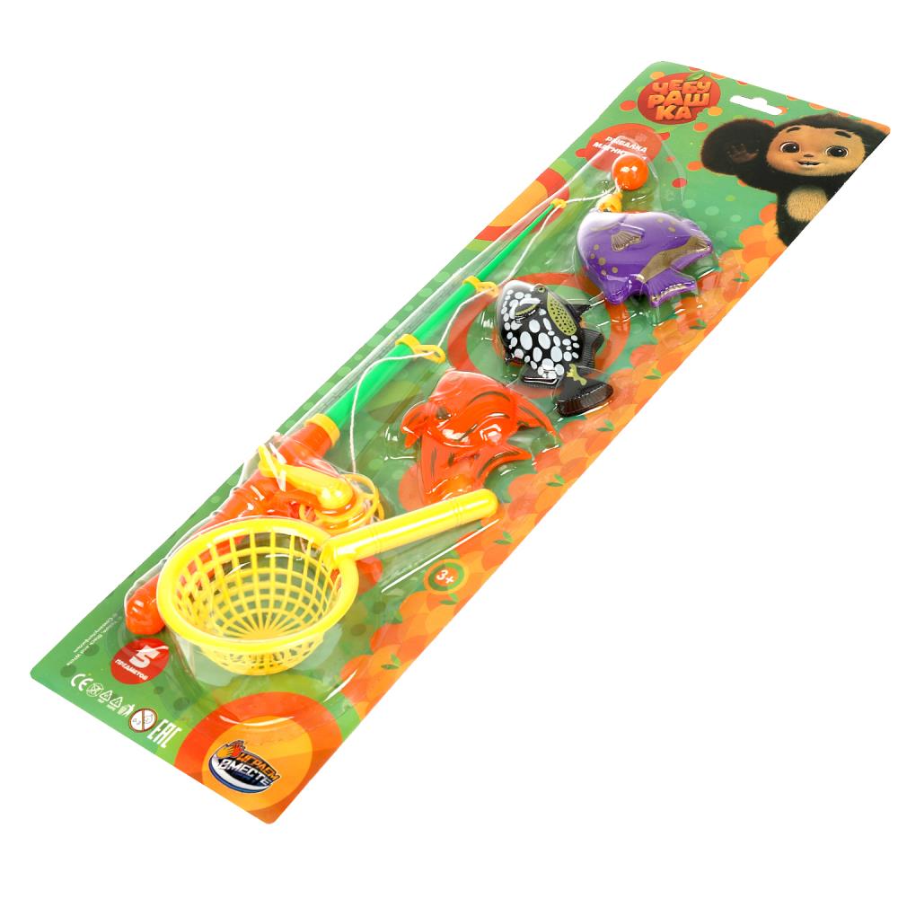 Играем вместе. Игра рыбалка "Чебурашка" блист.15*52*4см арт.B1302882-R