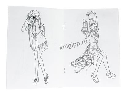 РАСКРАСКА 140х200. В ШКОЛЕ АНИМЕ