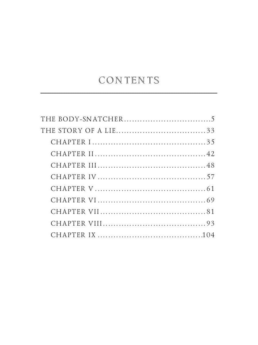 The Body-Snatcher and The Story of a Lie = Похититель трупов и История одной лжи: на англ.яз