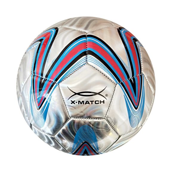 Мяч футбольный X-Match, 1 слой PVC, металлик арт.56487