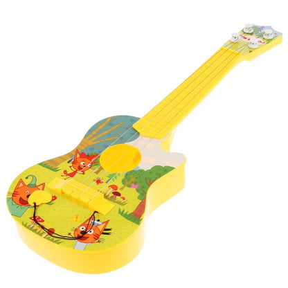 1907M008-R Гитара ТРИ КОТА в кор. Играем вместе в русс. кор. в кор.2*36шт