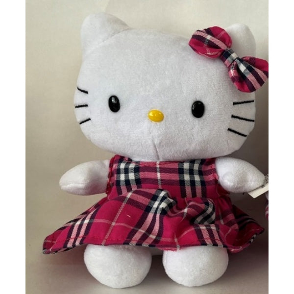 Игрушка мягкая Хелло Китти 17см в крас. платье,в пак. "МУЛЬТИ-ПУЛЬТИ" в кор.24шт