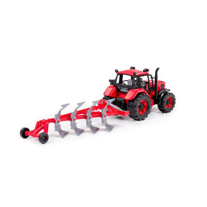 Полесье. Трактор "Belarus" с плугом арт.91338