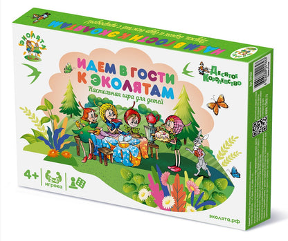 Игра настольная ходилка "Идем в гости к Эколятам" в кор.10шт