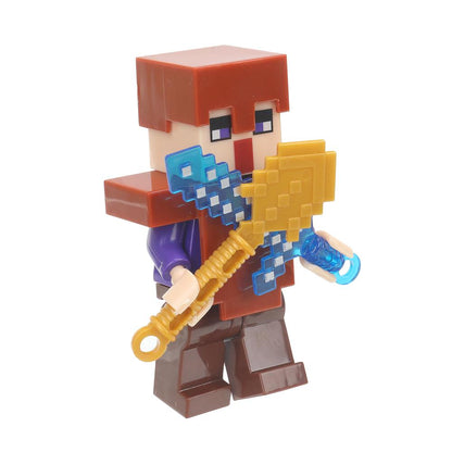 Конструктор фигурка мой мир с аксессуарами Город мастеров в кор.120шт