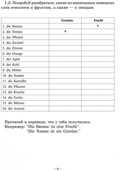 Игры с немецкими словами. От слова к слову. Хисматулина Н.В.