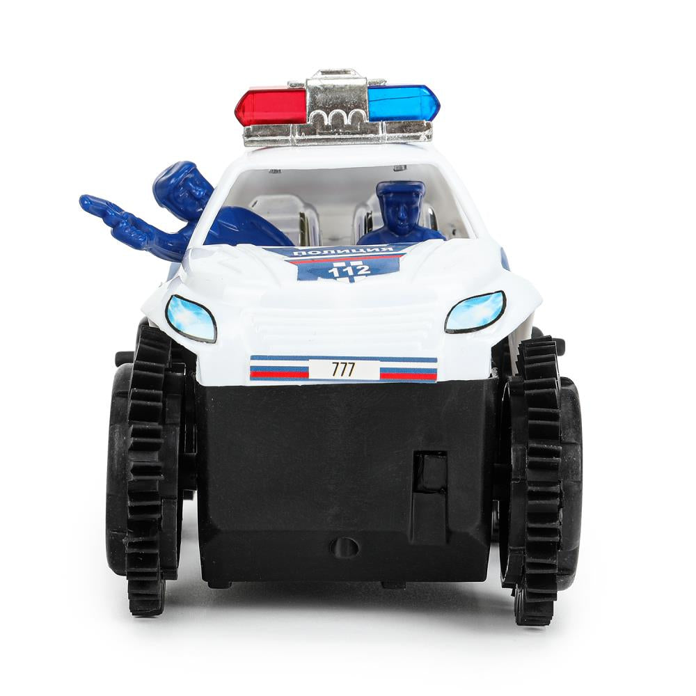 Машина-перевертыш на бат.свет, кор.11,5*9*9см ТЕХНОДРАЙВ в кор.2*96шт