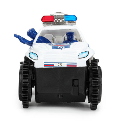 Машина-перевертыш на бат.свет, кор.11,5*9*9см ТЕХНОДРАЙВ в кор.2*96шт