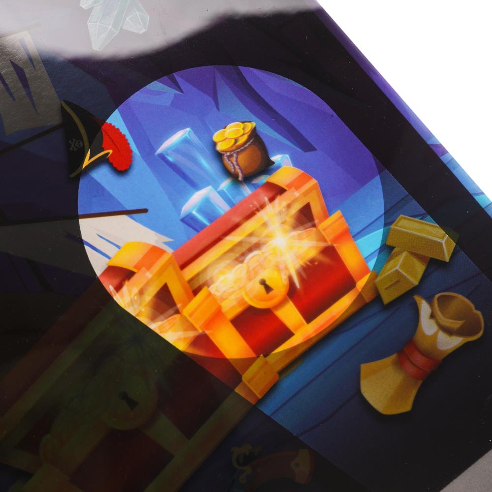 В поисках сокровищ (книжка 190х190мм с фонариком. спираль. 16стр) Умка в кор.40шт