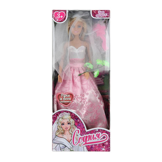 Кукла 29см, руки и ноги сгиб., акс, кор КАРАПУЗ в кор.24шт