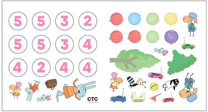 Отель у Овечек. Развивающие наклейки. Мы играем