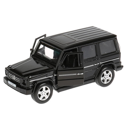 Машина металл "MERCEDES-BENZ G-CLASS" 12см, открыв двери, инерц, черный в кор Технопарк в кор.2*36шт