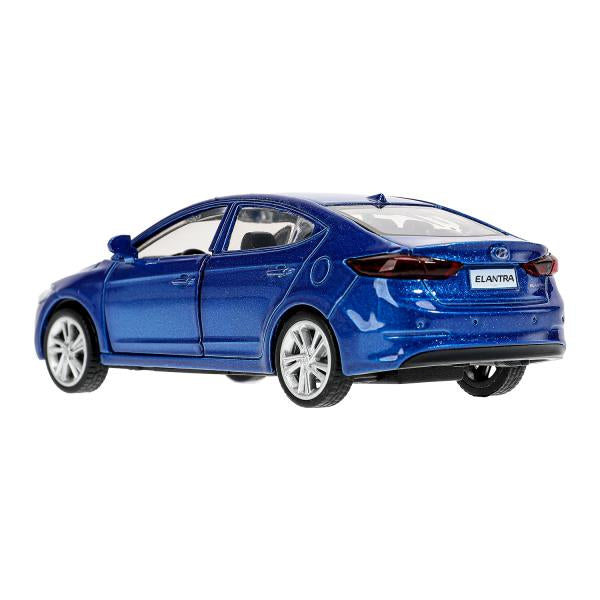 Машина металл HYUNDAI ELANTRA 11,4 см, двери, инерция, кор. Технопарк в кор.2*48шт