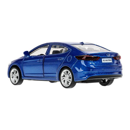 Машина металл HYUNDAI ELANTRA 11,4 см, двери, инерция, кор. Технопарк в кор.2*48шт