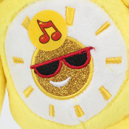 Игрушка мягкая мишка желтый 20см, озвучка. Добрые игрушки в кор.24шт