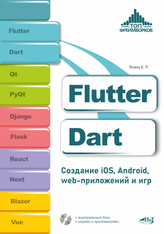 Flutter и Dart. Создание iOS, Android, web-приложений и игр + вирт.диск с играми и приложениями