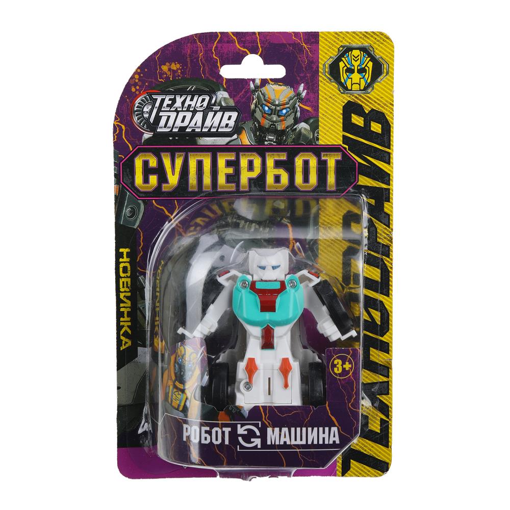 Робот СУПЕРБОТ, трансформирующийся в машину, асс.блист.13*21*5см ТЕХНОДРАЙВ в кор.2*96шт