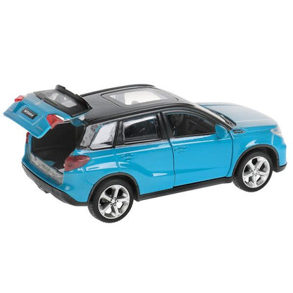 Технопарк. Модель "Suzuki vitara S 2015" 12см, металл двери, багаж, инерц, синий, арт.VITARA-12-BUBK