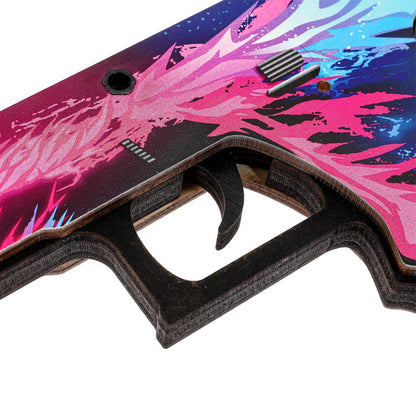 Le pistolet décoratif (suvenirnoe) est livré dans un paquet Buratino en cor.15шт