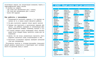 Словарные слова:развитие орфографической грамотности у учеников 1-2 классов