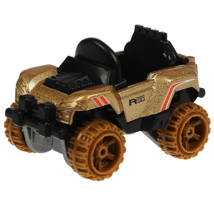 Machine en métal ROAD RACING SUISSE 7,5 cm, dans un assortiment, en blister. Parc technologique en cor.2*360шт