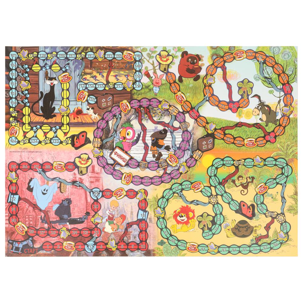 Любимые герои. Супермикс. Союзмультфильм. Настольная игра в пак. 180х285х15мм. Умные игры в кор.50шт