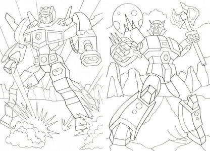 РАСКРАСКА А5 эконом. РОБОТЫ