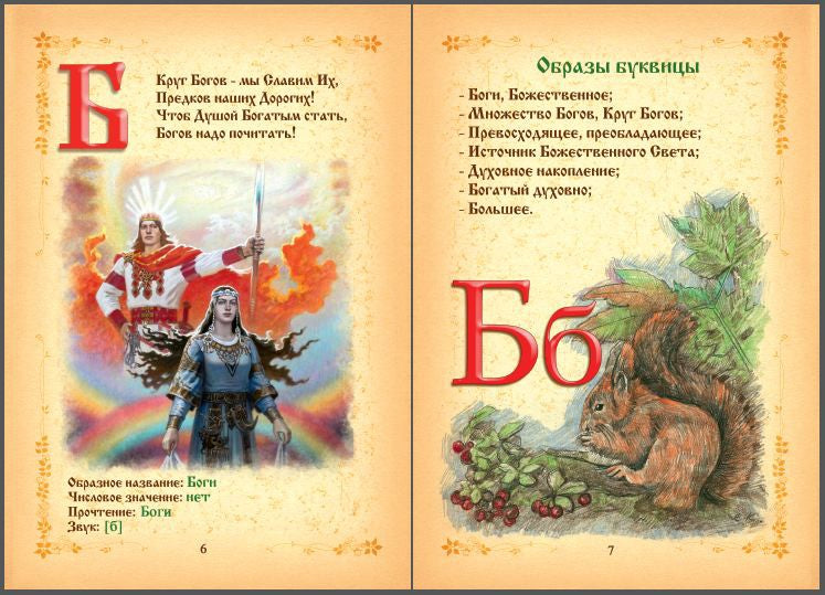 Буквица. Древнесловенские образные письмена