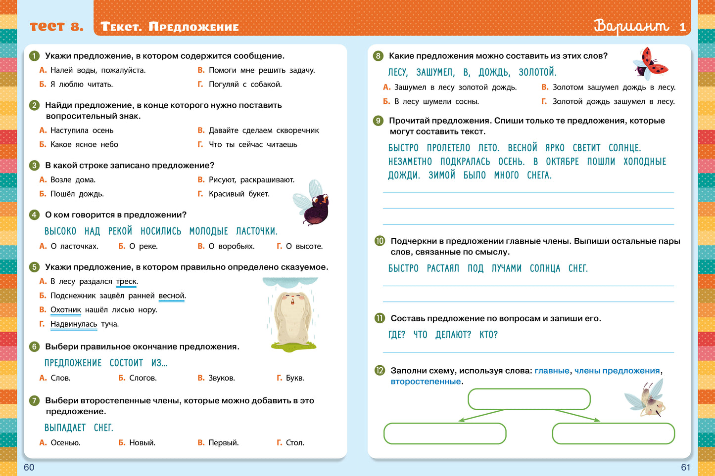 Начальная школа. Тесты. Русский язык. 1-2 классы 7884