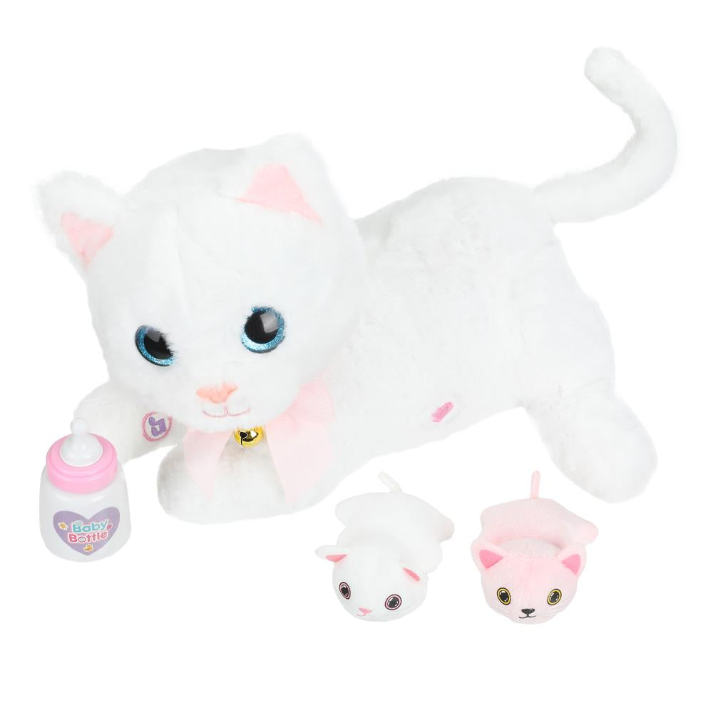 Chat interactif Bella avec des chats 25 cm, avec un MO de 2 x 6 pouces