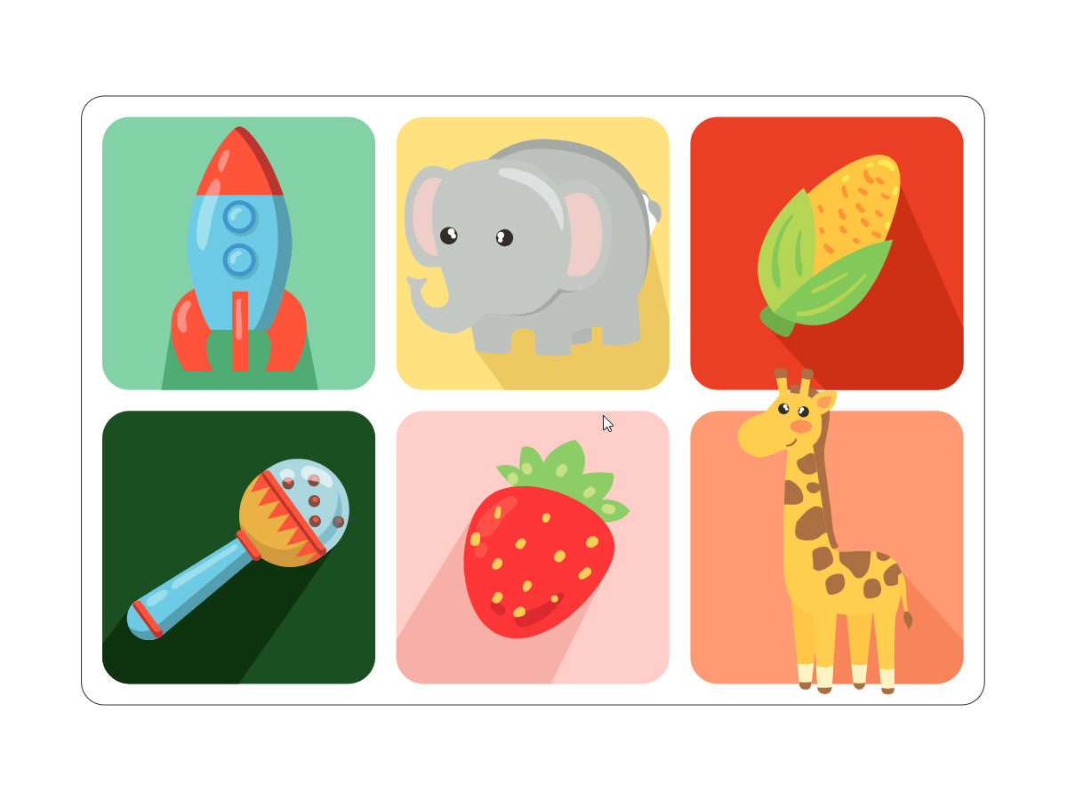 Лото "Тактильное" Детские игрушки (36 деревянных фишек)