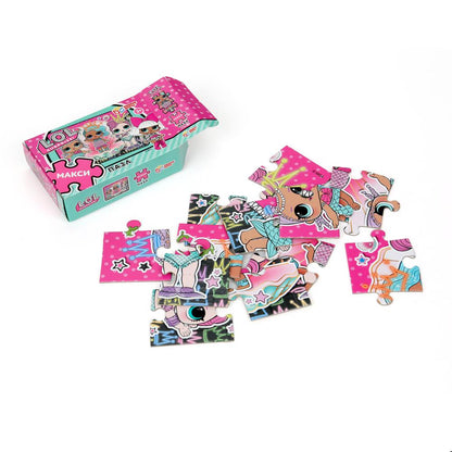 LOL. Пазлы в коробке 12 макси деталей. 90х65х25 мм. Умные игры в кор.256шт