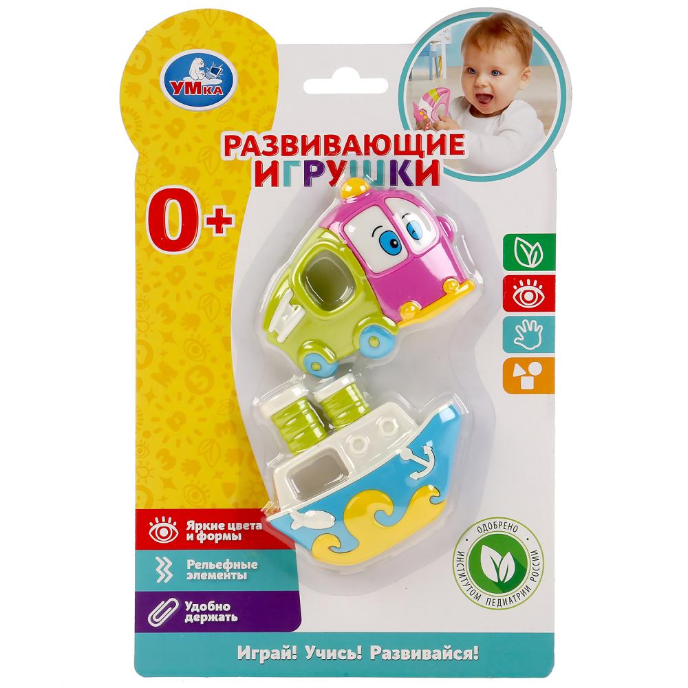 Развивающие игрушки грузовичок и кораблик. Умка в кор.4*36шт